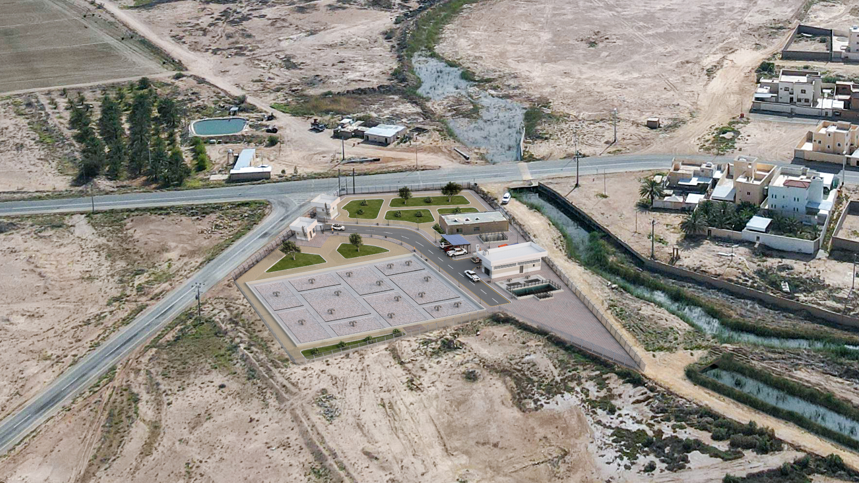 Agricultural Drainage located in Sajir