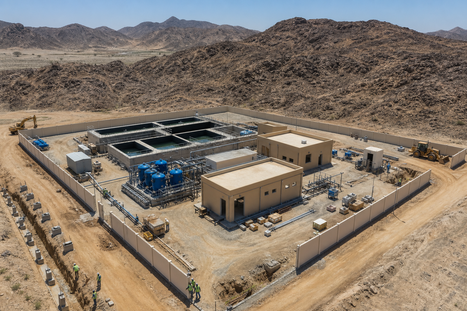 Water Treatment Plants in  Ayun Aljawa, Nabhania & Shamasia provinces