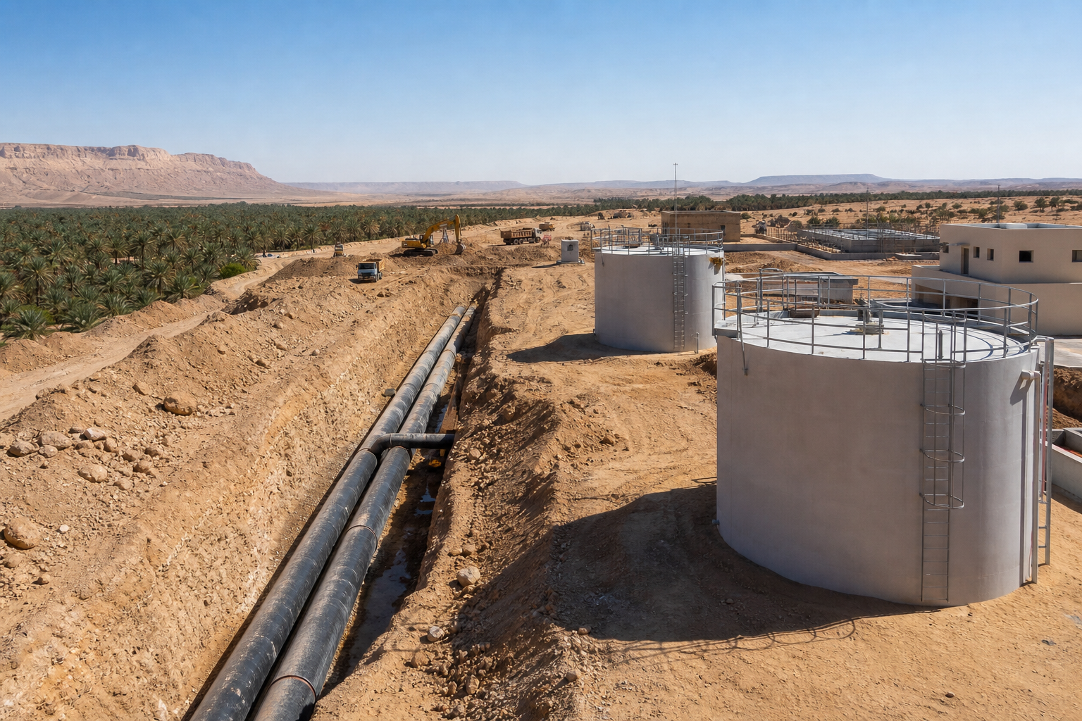 Water & Sewage Projects in Tayma Province