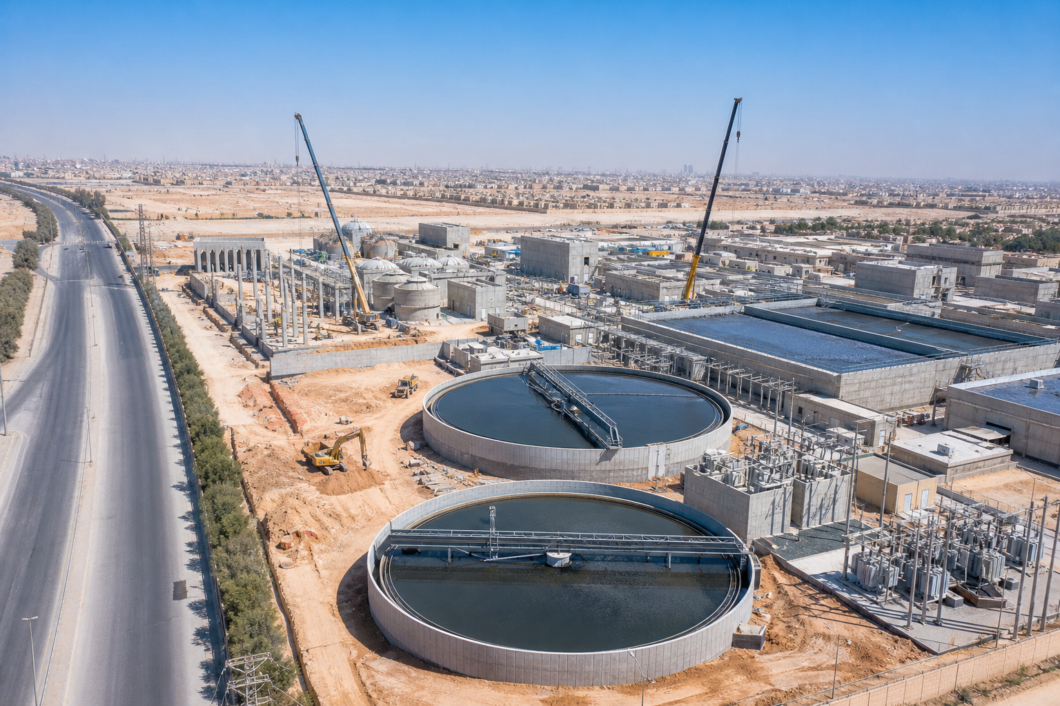 Sewage Treatment Plant Project at Al Kharj Road