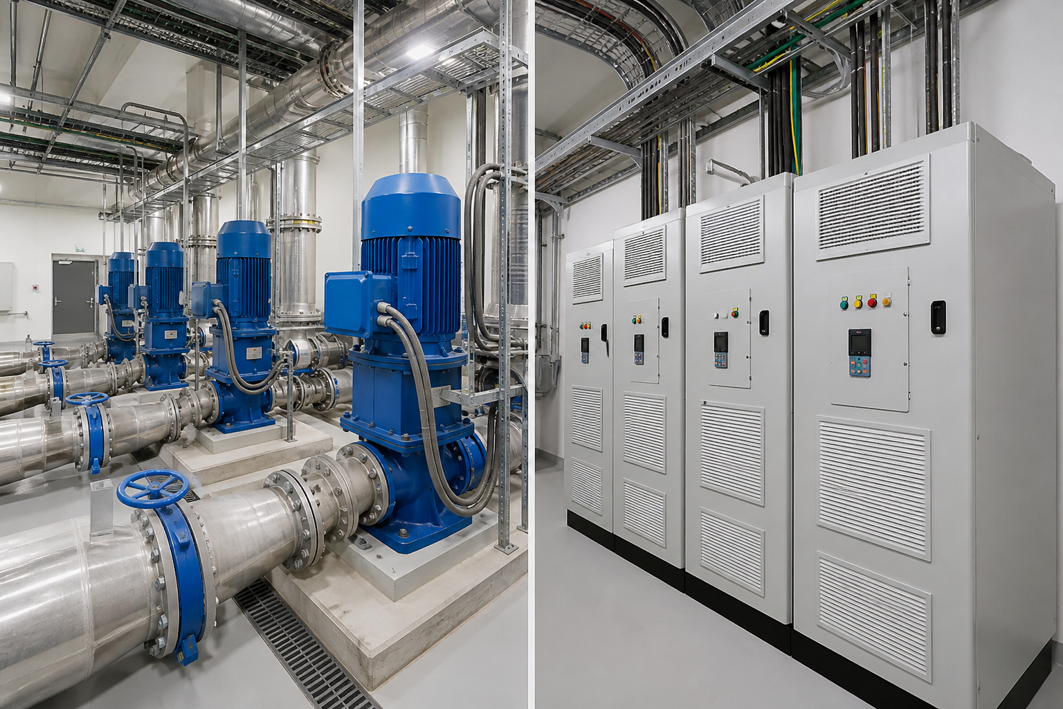 Auxiliary Pumping Stations (1, 2, 3) and Replacing the Variable Frequency Drive (VFD) Units for Electric Motors at the Al-Hunnay Project